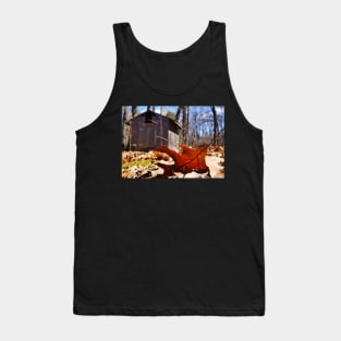 Fallen Oak Leaf Tank Top